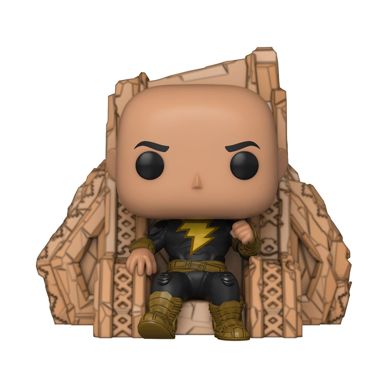 Black Adam Pop! Deluxe Vinile Figura Black Adam On Throne 9 Cm Funko