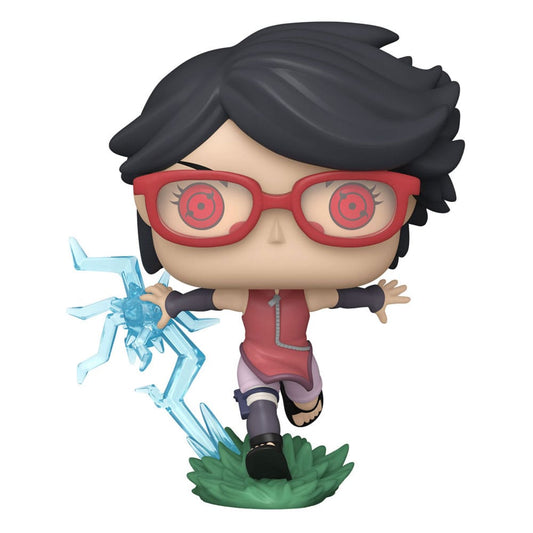 Boruto - Naruto Next Generations Funko Pop Vinile Figura Sarada con Sharingan 9 Cm