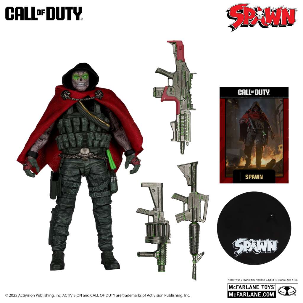 CALL OF DUTY 7INCH  BURNED SPAWN AF