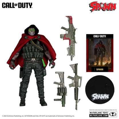 CALL OF DUTY 7INCH  BURNED SPAWN AF