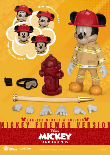 BEAST KINGDOM MICKEY FRIEND FIREMAN VERSION STATUA 16 cm