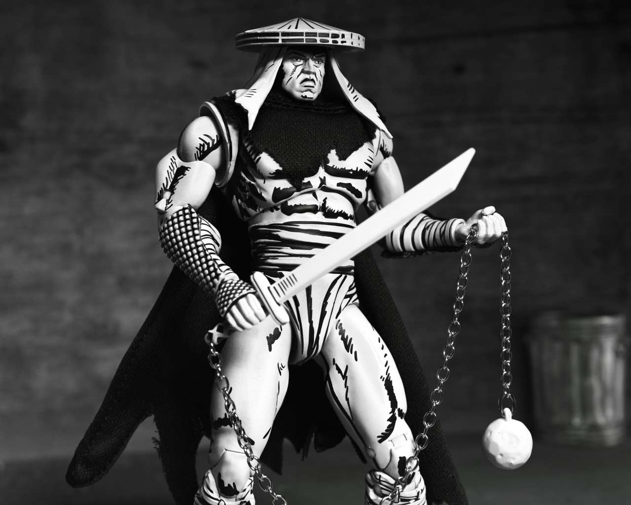 TMNT MIRAGE COMICS FOOT ASSASSIN B&W ACTION FIGURE
