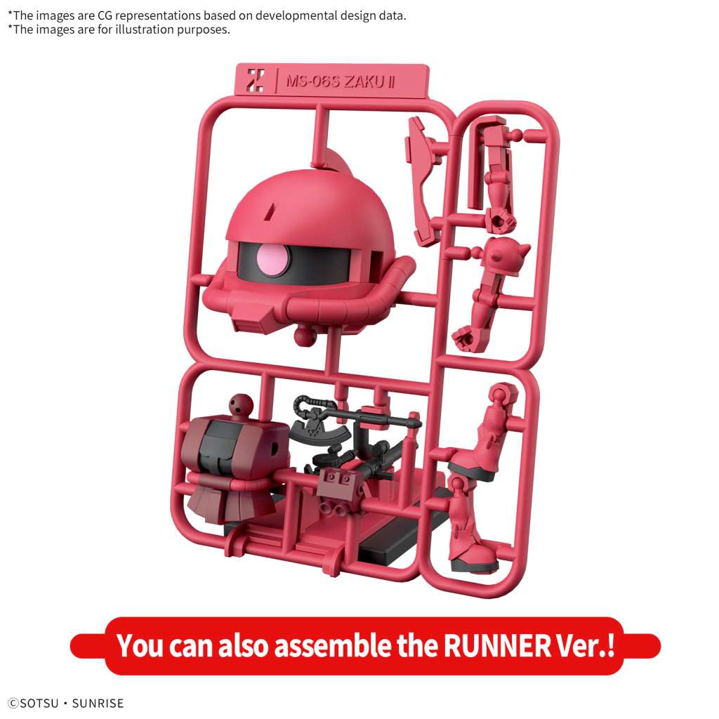 CHARZAKU-KUN DX SET WITH RUNNER REC PTS