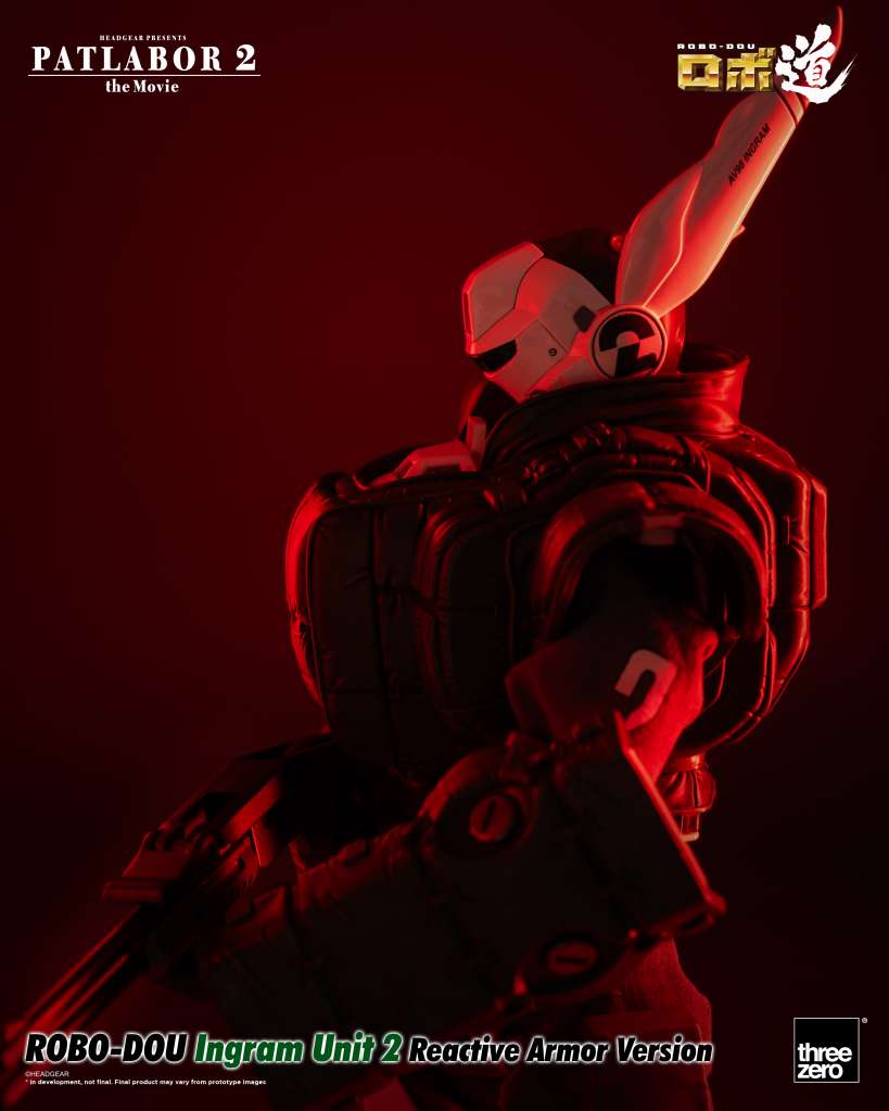 PATLABOR 2: THE MOVIE ROBO-DOU ACTION FIGURA INGRAM UNIT 2 REACTIVE ARMOR VERSION 23 CM THREEZERO