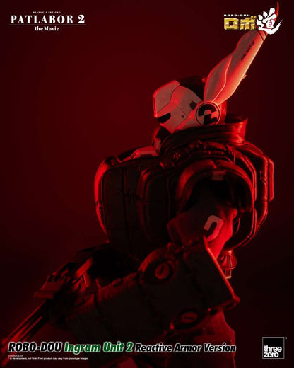 PATLABOR 2: THE MOVIE ROBO-DOU ACTION FIGURA INGRAM UNIT 2 REACTIVE ARMOR VERSION 23 CM THREEZERO