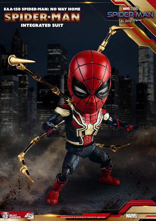 SPIDER-MAN: NO WAY HOME UOVA ATTACK ACTION FIGURA SPIDER-MAN INTEGRATED SUIT 17 CM BEAST KINGDOM TOYS