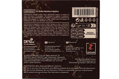 CYBERPUNK 2077 V  BULLET NECKLACE