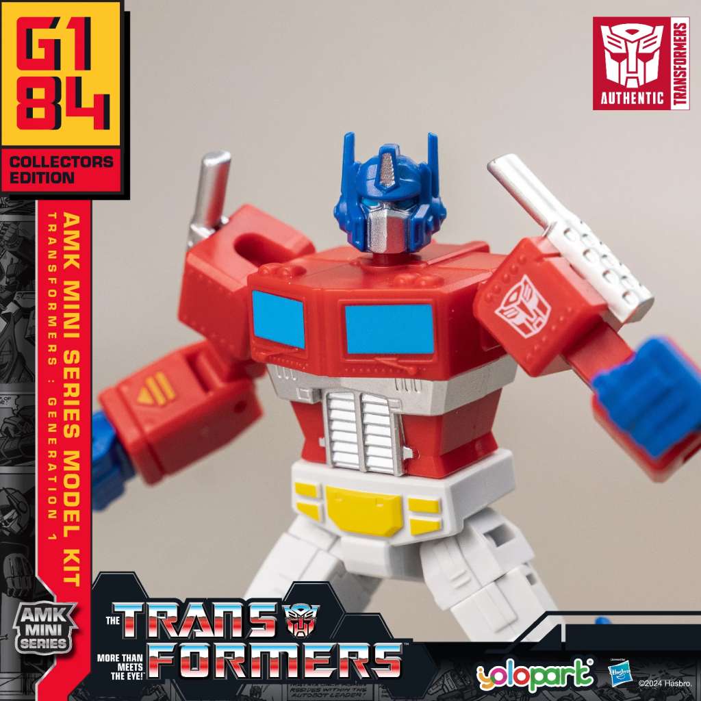TRANFORMERS GEN ONE OPTI PRIME MINI MK MODEL KIT YOLOPARK