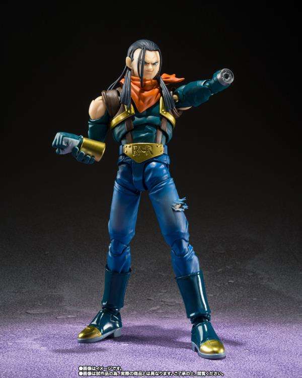 BANDAI SUPER ANDROID 17 DRAGON BALL GT S.H. FIGUARTS ACTION FIGURE 15.5 CM