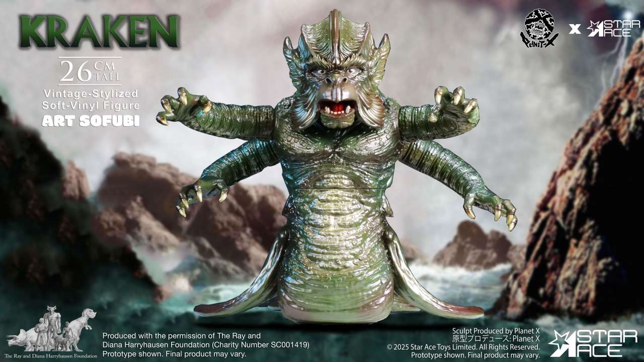RAY HARRYHAUSEN KRAKEN VINTAGE STYLIZ ST
