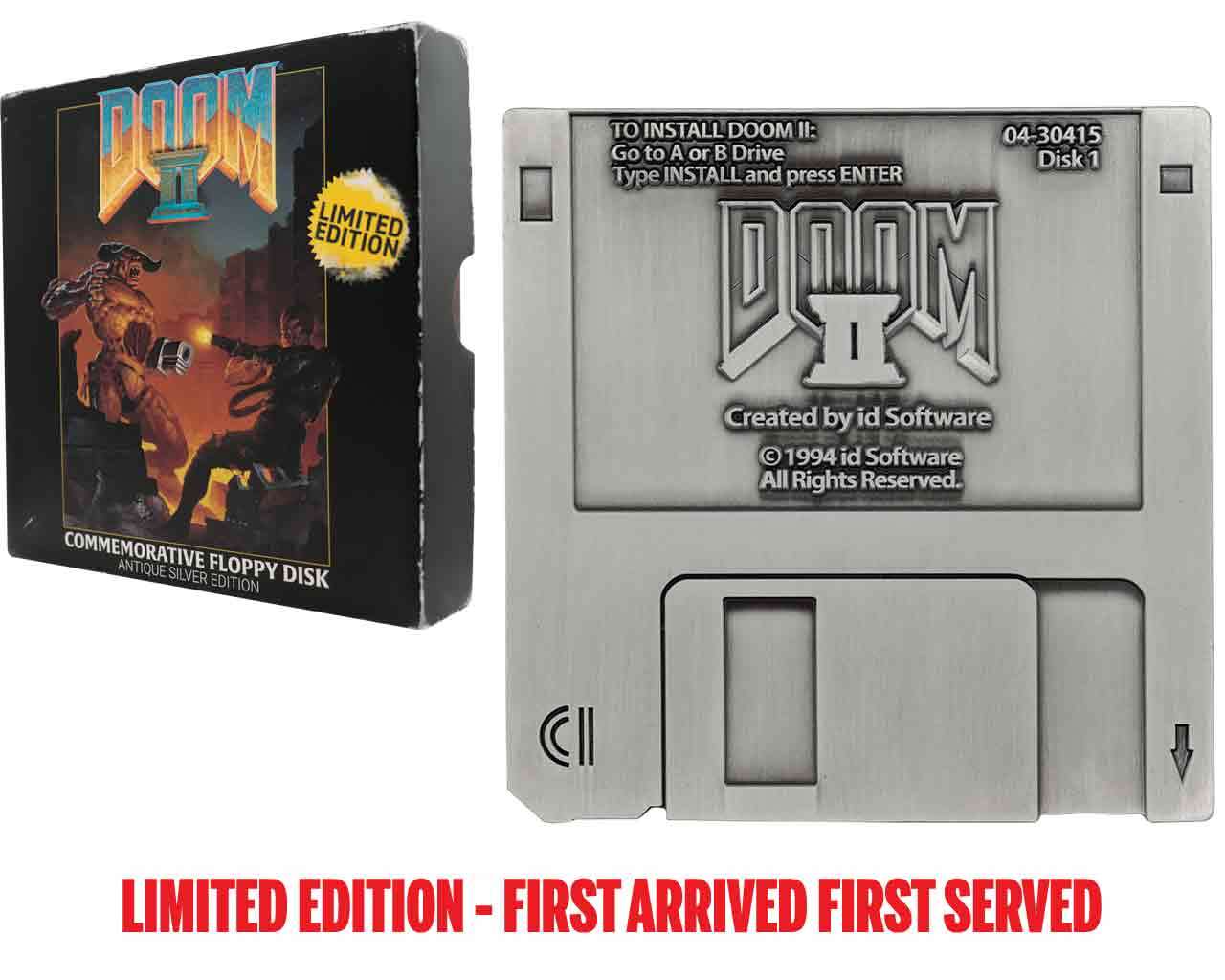 DOOM 2 FLOPPY DISK REPLICA