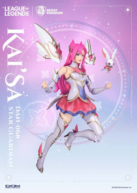 LEAGUE OF LEGENDS DYNAMIC 8CTION HEROES ACTION FIGURA 1/9 STAR GUARDIAN KAI'SA 19 CM BEAST KINGDOM TOYS