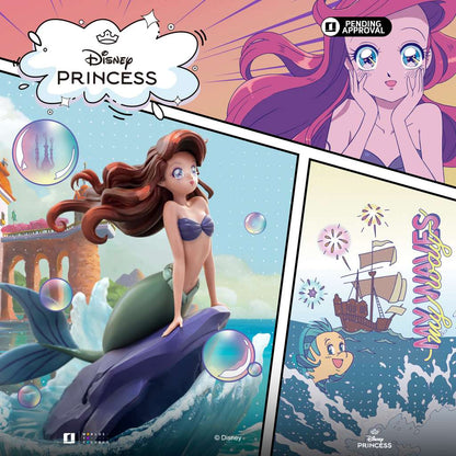 DISNEY'S ANIME PRINCESS ARIEL PVC ST