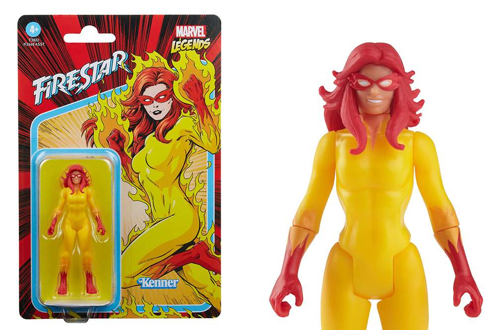 HASBRO - MARVEL LEGENDS RETRO FIRESTAR AF ACTION FIGURE