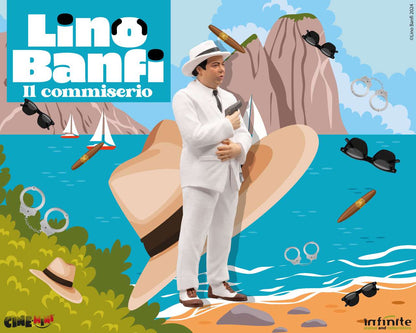 INFINITE STATUE LINO BANFI IL COMMISERIO CINEMINI PVC MINI FIGURA 11 cm