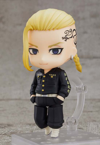 TOKYO REVENGERS NENDOROID ACTION FIGURA DRAKEN (KEN RYUGUJI) 10 CM ORANGE ROUGE