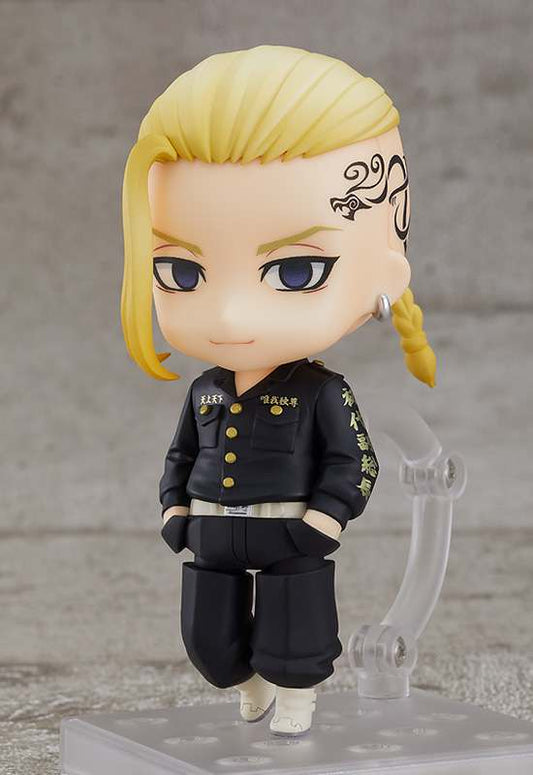 TOKYO REVENGERS NENDOROID ACTION FIGURA DRAKEN (KEN RYUGUJI) 10 CM ORANGE ROUGE