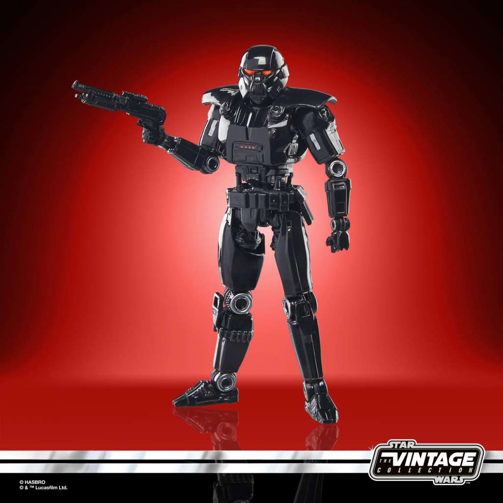 STAR WARS: THE MANDALORIAN VINTAGE COLLECTION ACTION FIGURA DARK TROOPER 10 CM HASBRO