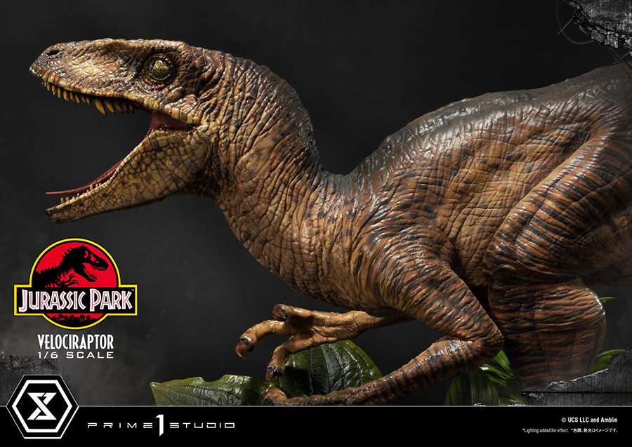 PRIME 1 JURASSIC PARK VELOCIRAPTOR ATTACK STATUA 38.2 cm