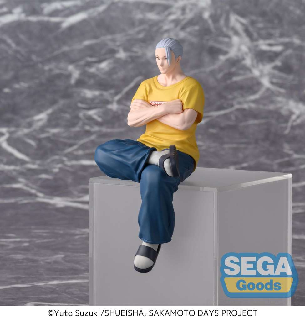 SAKAMOTO DAYS PM PERCHING PVC STATUA TARO SAKAMOTO SERIOUS VER. 14 CM SEGA