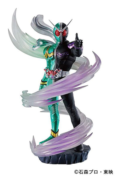 MEGAHOUSE PETITRAMA MASKED RIDER LEGEND MEMOR SET MINI FIGURA 7.5 cm