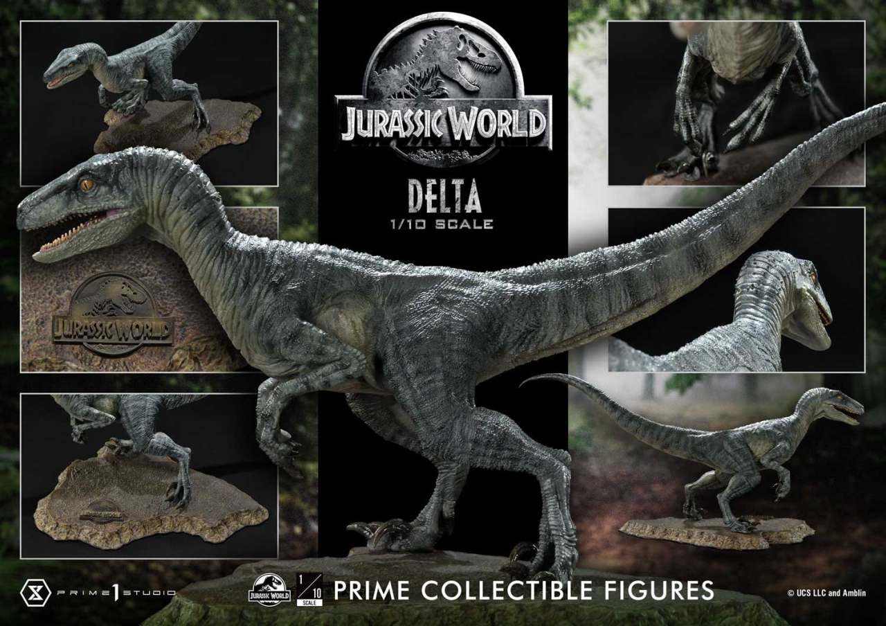 PRIME 1 JURASSIC WORLD DELTA PRIME COLL STATUA 17 cm