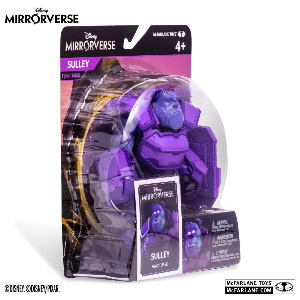 DISNEY MIRROR 5INCH SULLEY FRACTURED AF