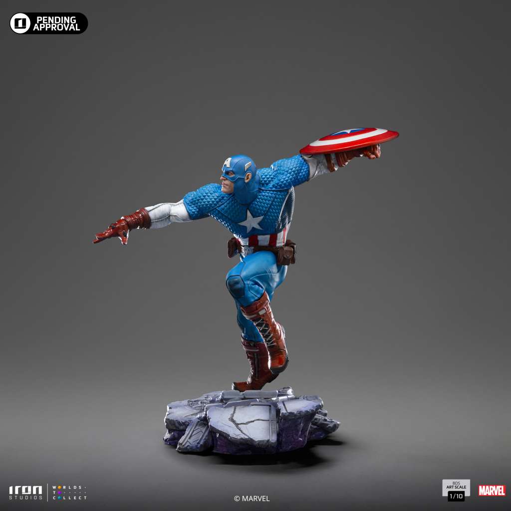 IRON STUDIOS INFINITY GAUNTLET CAPTAIN AMERICA1/10 STATUA 34 cm