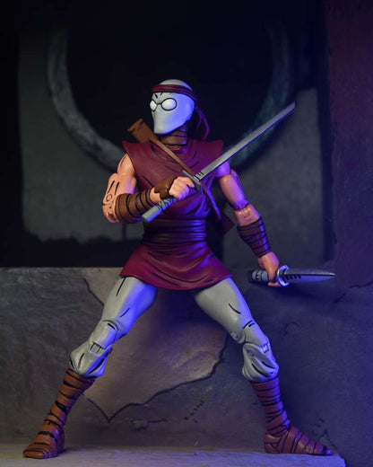 TARTARUGHE NINJA (MIRAGE COMICS) ACTION FIGURA FOOT NINJA CLASSIC COLORS 18 CM NECA