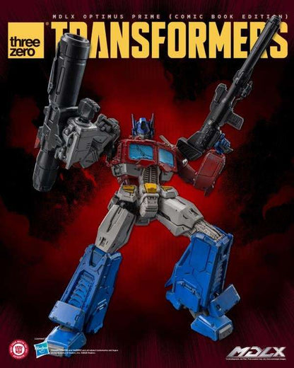 TRANSFORMERS MDLX OPTIMUS PRIME COMIC AF