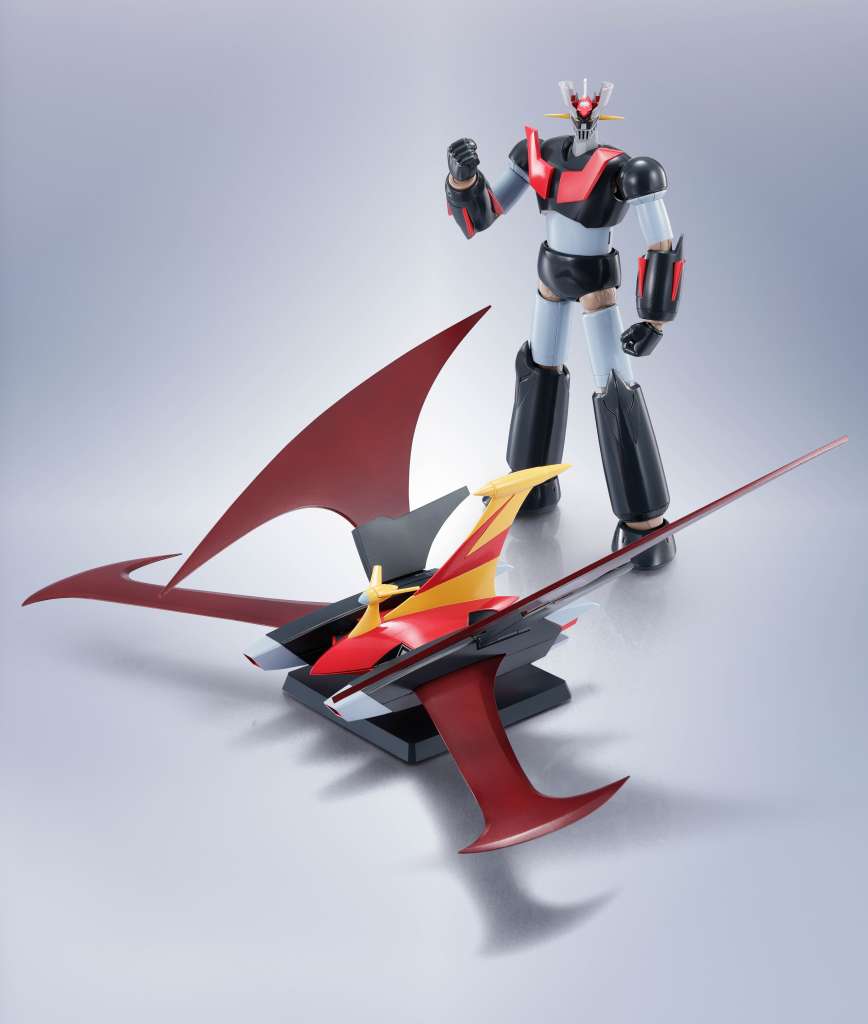 BANDAI - MAZINGER ROBOT SPIRITS GRENDIZER U X & JET SCRANDER X AF ACTION FIGURE 15 cm