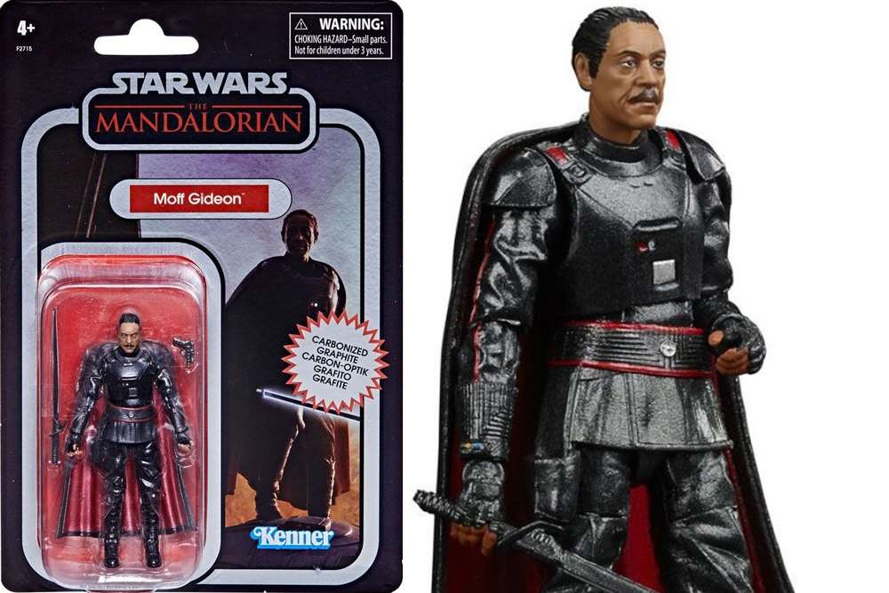 STAR WARS THE MANDALORIAN VINTAGE COLLECTION CARBONIZED ACTION FIGURA 2021 MOFF GIDEON 10 CM HASBRO