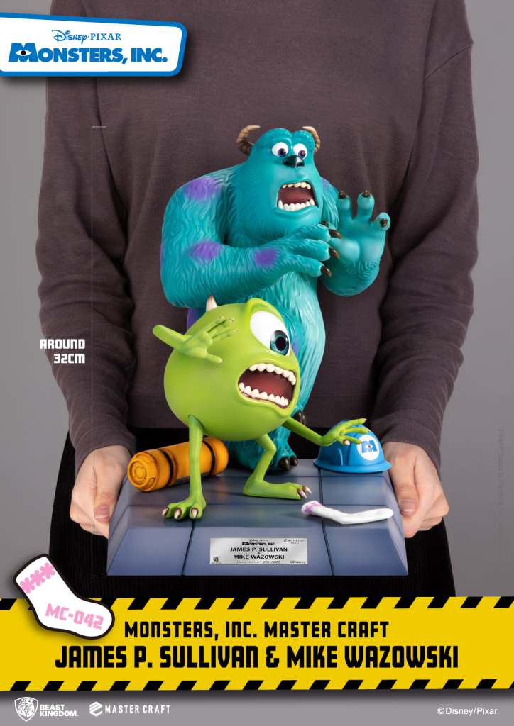 MONSTERS, INC. MASTER CRAFT STATUA JAMES P. SULLIVAN & MIKE WAZOWSKI 34 CM BEAST KINGDOM TOYS