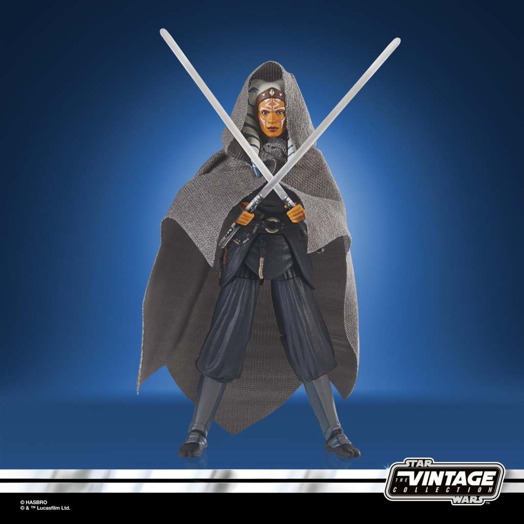 STAR WARS: THE MANDALORIAN VINTAGE COLLECTION ACTION FIGURA 2022 AHSOKA TANO & GROGU 10 CM HASBRO