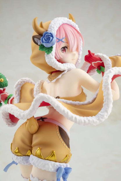 KADOKAWA RE ZERO RAM CHRISTMAS MAID VER ST STATUA 23 cm