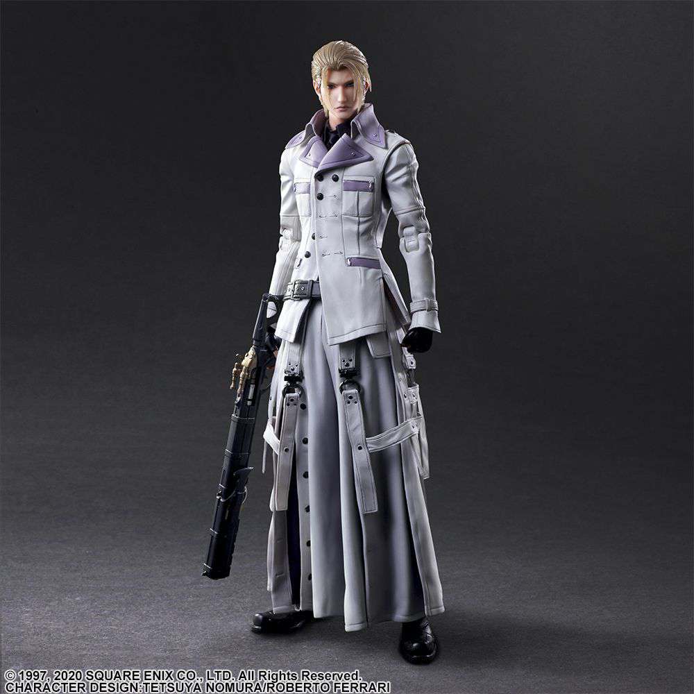 SQUARE ENIX FF VII REMAKE RUFUS SHINRA PLAY ARTS KAI ACTION FIGURE 27 cm