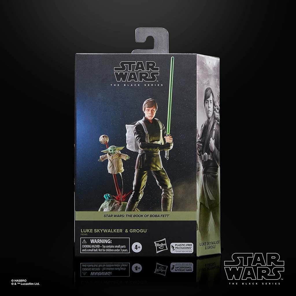 HASBRO SW BLACK SERIES TBOBF LUKE & GROGU AF ACTION FIGURE