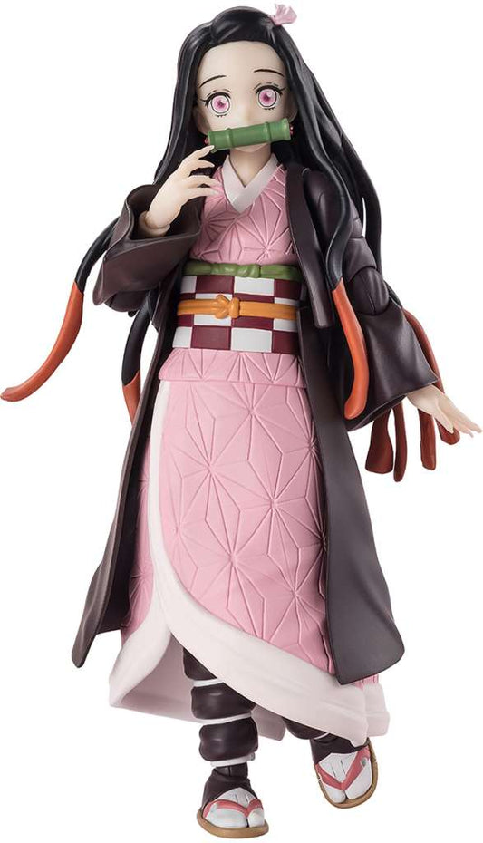 Demon Slayer: Kimetsu No Yaiba S.h. Figuarts Action Figura Nezuko Kamado 13 Cm Bandai Tamashii Nations