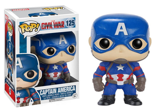 Captain America Civil War Pop! Vinile Bobble-head Captain America 10 Cm Funko