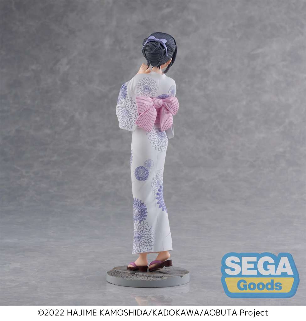 RASCAL DOES NOT DREAM OF BUNNY GIRL SENPAI LUMINASTA PVC STATUA MAI SAKURAJIMA YUKATA 22 CM SEGA