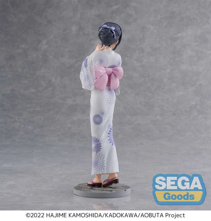 RASCAL DOES NOT DREAM OF BUNNY GIRL SENPAI LUMINASTA PVC STATUA MAI SAKURAJIMA YUKATA 22 CM SEGA