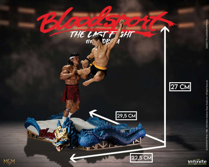 BLOODSPORT LAST FIGHT STATUA DIORAMA RESINA 1/10 ED LIMITATA INFINITE STATUE