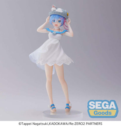 SEGA LUMINASTA REZERO REM NYATSU DAY FIGURA 19 cm