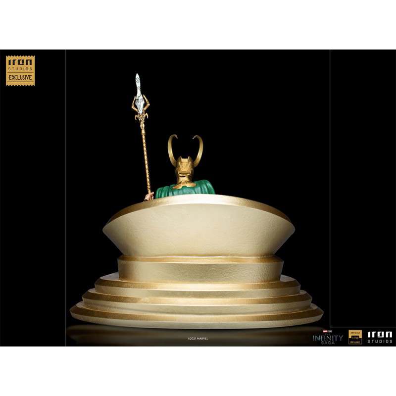 IRON STUDIOS LOKI INFINITY SAGA DLX ART SCALE 1/10 STATUA 28 cm