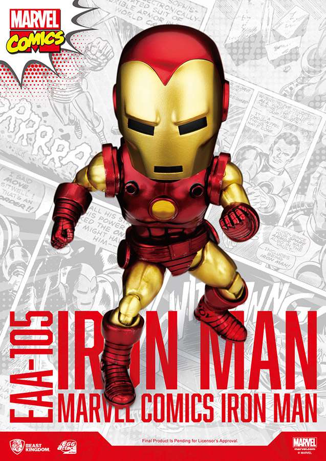 BEAST KINGDOM EGG ATTACK ACT CLASSIC IRON MAN ACTION FIGURE