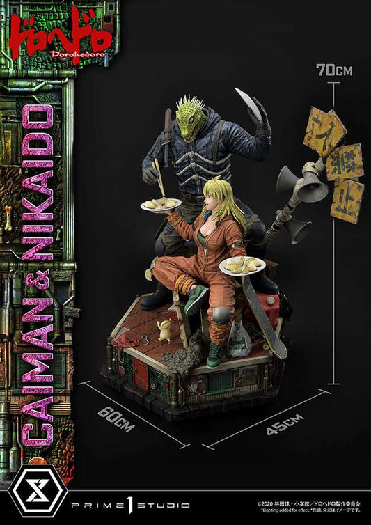 DOROHEDORO CAIMAN & NIKAIDO STATUE