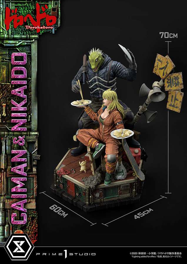 DOROHEDORO CAIMAN & NIKAIDO STATUE