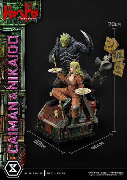 DOROHEDORO CAIMAN & NIKAIDO STATUE
