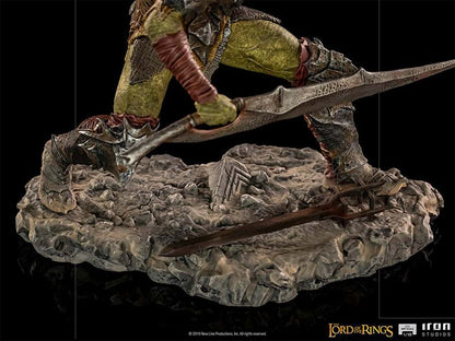 IRON STUDIOS LOTR SWORDSMAN ORC ART 1/10 STATUA 16 cm