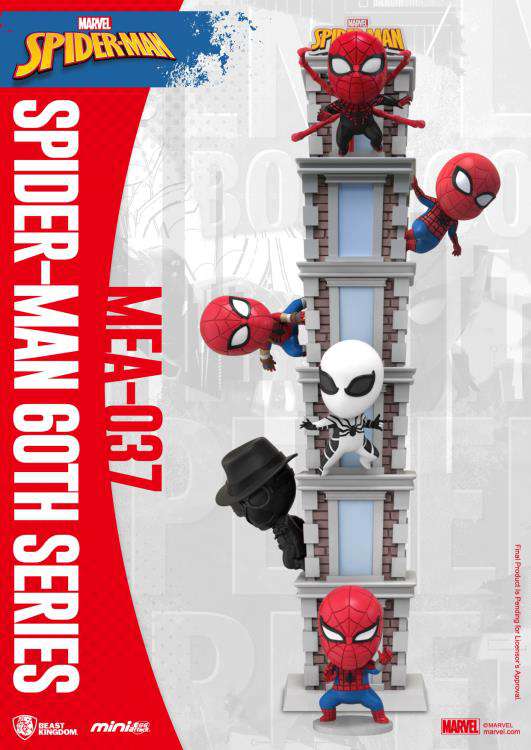 BEAST KINGDOM MINI EGG ATTACK SPIDER 60TH ANN SET (6+1 MINI FIGURA 8 cm